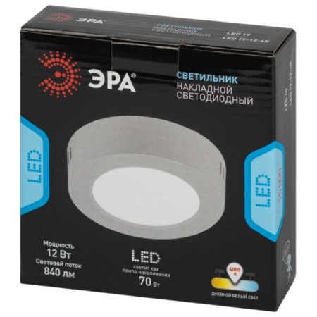 LED LED LED LED Round, 12W, 4000K-6