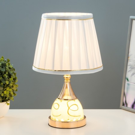 Highlight lamp with backlight 58087/1 1x40W E27 gold 20x20x36 cm Risalux-1