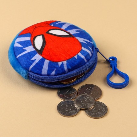 Clushing round wallet, spiderman-5