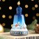 Decorative candle "Rozhdestvensky bell", large, 6.5x6.5x10 cm