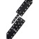 Single -layer shackles with Pecado BDSM eyelets, genuine leather, black