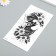 Tattoo on the body Black "Bibe in colors" 11.5x21 cm