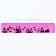 Plastic line 15 cm "panda", pink case