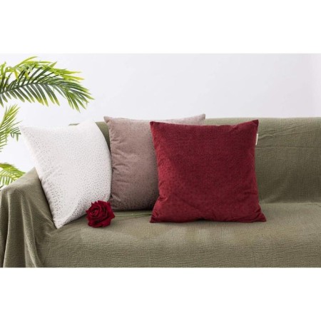 Crystal pillowcase, size 30x50 cm, chocolate color-4