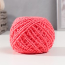 Acryl yarn 100% acrylic, 100m/40 ± 5 g (coral)