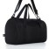 Sports bag with lightning, long belt, black color