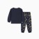 Pajamas for a boy (longshit/trousers), dark blue color/space, height 104 cm