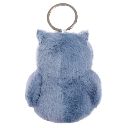 Soft toy "Owl", Blue color, 11 cm-2