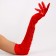 Carnival accessory - gloves with assembly, red color