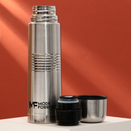 Thermos Mode Forrest, relief, 500 ml, metal, retains heat 10-12 hours-2