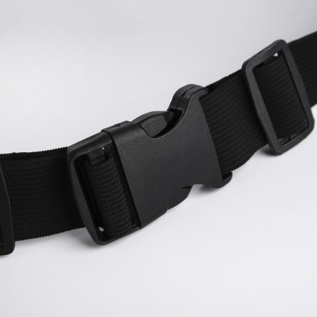 Waist bag for a zipper, black color-3