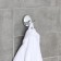 Wall hook, double accoona a11001-2, chromium color