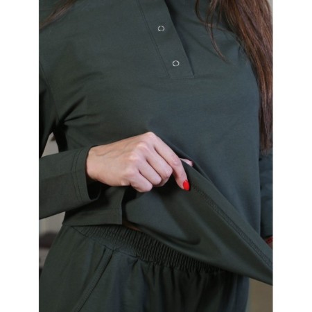 Trouser suit, size 46, khaki color-2