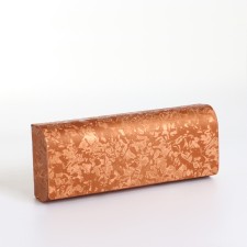 Magnet glass case, length 16 cm, brown color