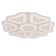 Causteen with PDU 671138/6 LED 240W Dimmer 3 modes 3000-6000k white 50x50x6.5 cm Bayerlux