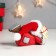 Polystone souvenir "Grandfather Moroz in a red outfit with a curly beard" MIX 10.5x6.5x5.2 cm