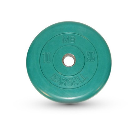 Rubbed disk d = 31 mm color 10 kg, green color