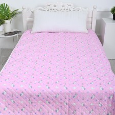 Coaters of unicorns 150x210cm, pink, calico 120g/m, XL 100%