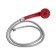 Everest bathtub B22-071c, round spout, with a shower set, chrome/red