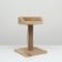 A column-bungee with a sunbed, 35 x 35 x 55 cm, beige