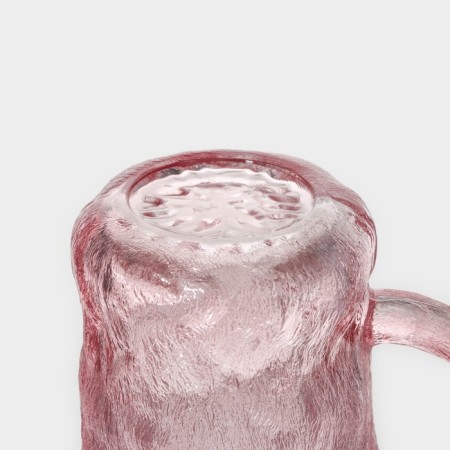 Glass glass "Ice", 340 ml, pink color-3