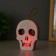 Sponel "Skull" LED 1W RGB from LR1130 batteries white-black 9.5x4x5cm Risalux