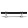 Cappio bracket handle, m/o 96 mm, d = 12 mm, plastic, chrome color/black