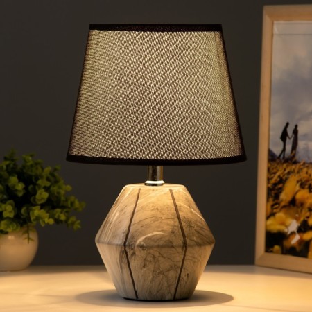 AMandin table lamp E14 40W gray-black 23x23x35 cm Risalux-1