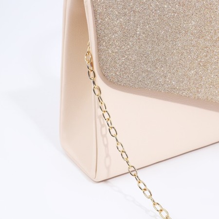 Bag-clate on magnet, beige color-4