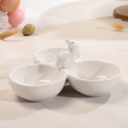 Menzhitsa 3 cells of the shade "Bunny in gold", 16.5 × 9 cm, white color-1