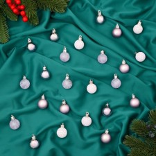 Set of balls Plastic D-3 cm, 24 pcs 