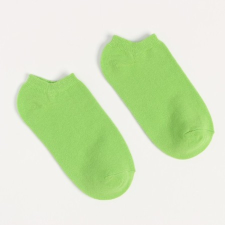 Noski short neon, green color, size 25-27 (40-42)-1