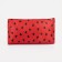 Cosmetic bag with lightning, red color