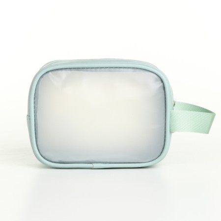 Lightning cosmetic bag, green color-1