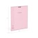 Notebook 96 sheets Erichkrause Coverpro Pastel "Classic", plastic cover, offset unit, whiteness 100%, pink