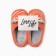Baby slippers, size 32-33, red color