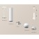 A set of suspension lamp with additional backlight Ambrella Light, Techno, XP1101014, GU5.3, Color White Sand