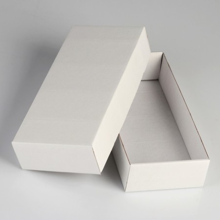 Box the team without printing lid is white-white without a window 24 x 11.5 x 4.5 cm