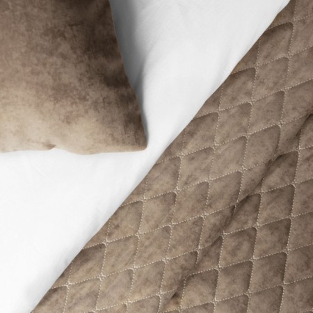 Cover with pillowcases "Tina", size 160x230 cm, dark beige color-2