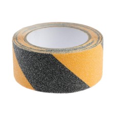 The adhesive tundra ribbon, anti-slip, black and yellow, 50 mm x 5 m
