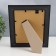 Photo frame plastic 13x18 cm dark nut (782)