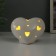 Souvenir Ceramics Light "Heart" White 12.3x9x8.6 cm