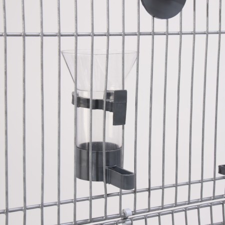 Birds Cage "Pigzon" No. 104-B, collapsible, 2 sections, 58 x 40 x 88cm, gray-7