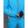 Overalls for a girl, height 164 cm, color blue lagoon