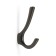 Furniture hook CAPPIO TKD029, two -rod, graphite color