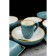 Porcelain mug Magistro "Cerera", 400 ml, blue color