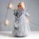 Interior doll "Angel in a gray dress with an asterisk" Pooh 37.5x11.5x18 cm