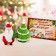 Set for children Funny Box "Christmas tree": envelope, instruction
