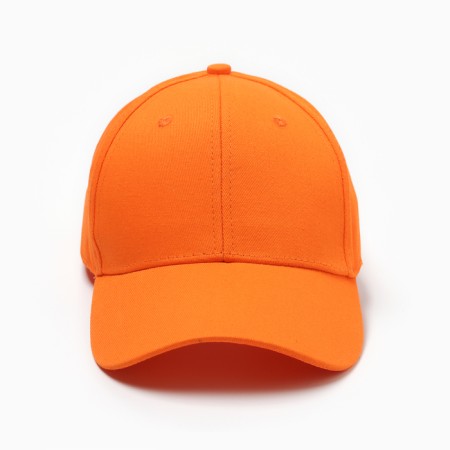 Caps female plain minaku orange color, river 58-1