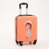Small suitcase 16 "On the zipper, the color is orange